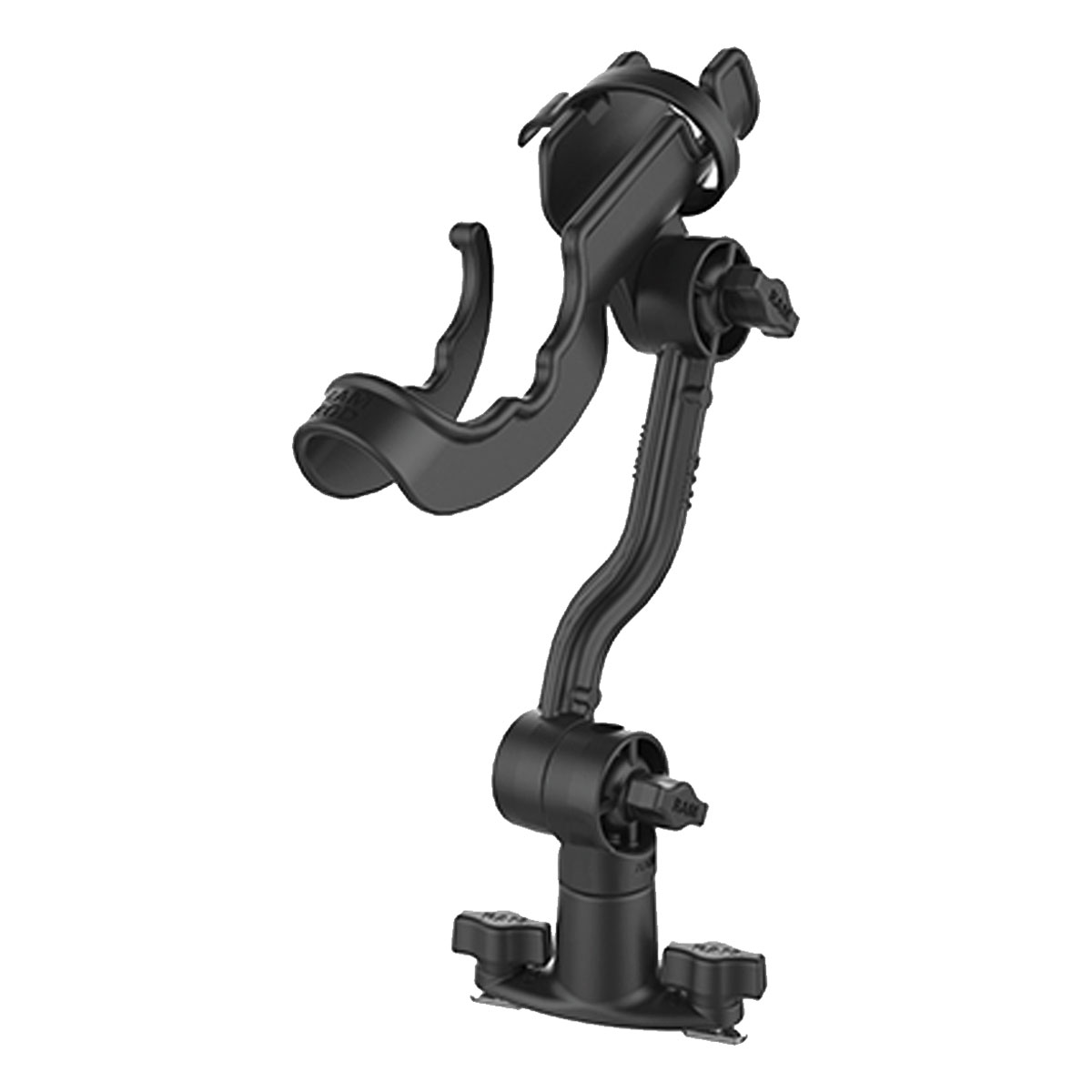 RAM Rod Fishing Rod Holder with Extension Arm & Dual T-Bolt Track