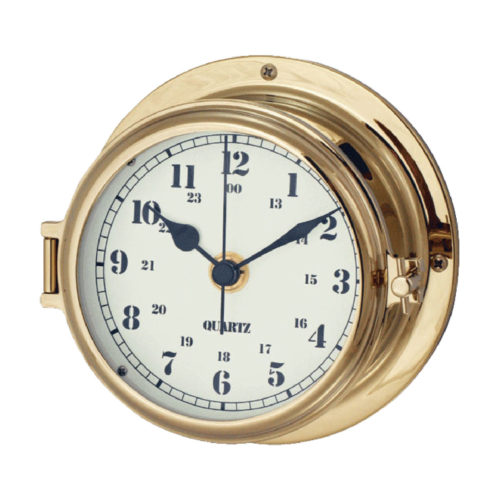 Marine Town® Clocks and Barometers – Porthole Brass – BLA